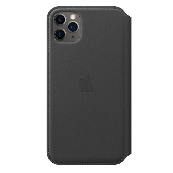 Apple Original iPhone 11 Pro Max Leather Folio / Black