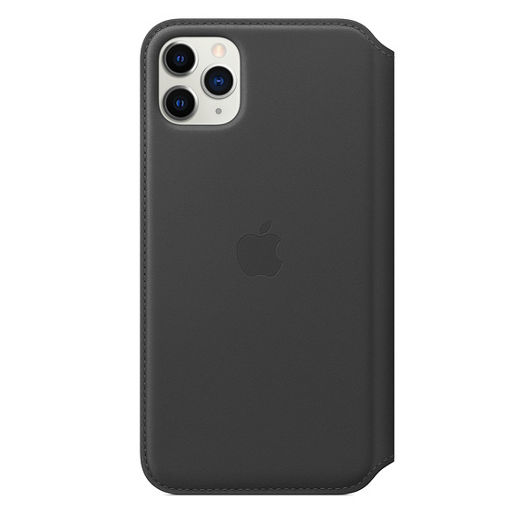 Apple Original iPhone 11 Pro Max Leather Folio / Black