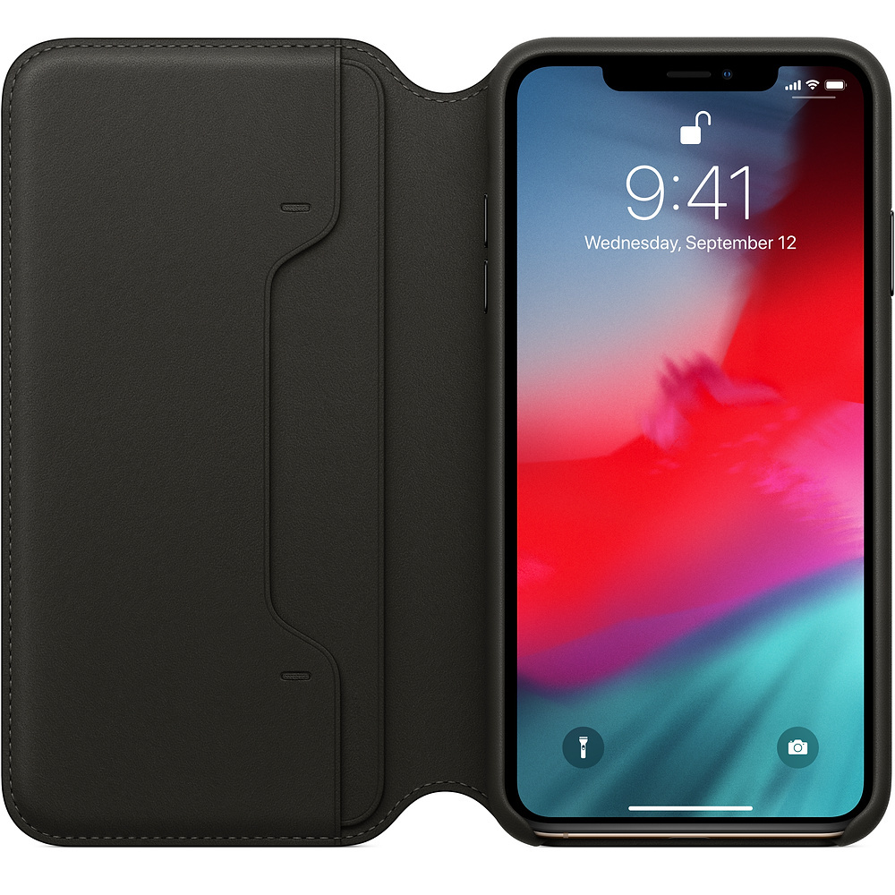 Apple Original iPhone XS Max Folio Case / Black