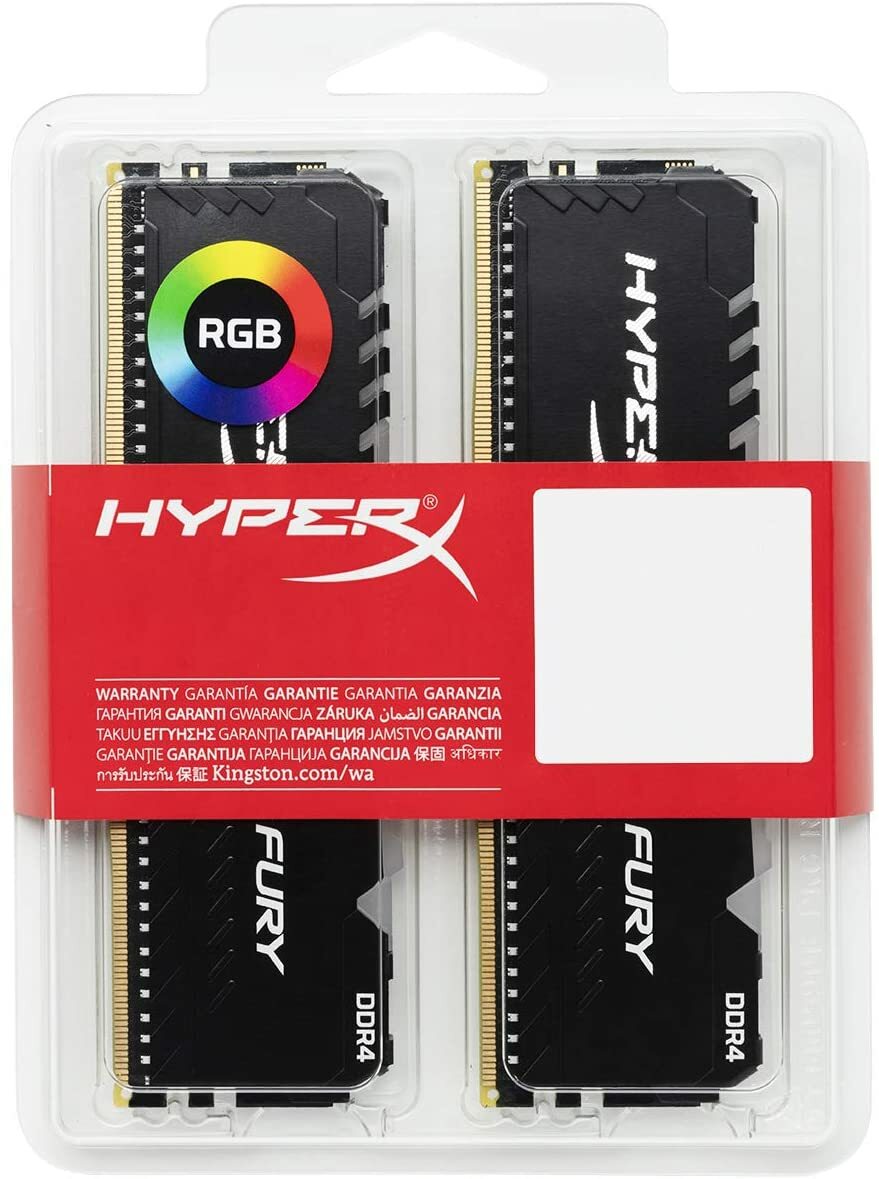 Kingston HyperX FURY RGB HX436C17FB3AK2/16 / 16GB DDR4 3600