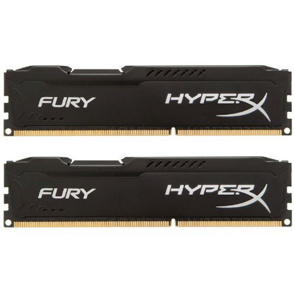 Kingston HyperX FURY HX318C10FBK2/8 / 2*4GB DDR3 1866 / Black