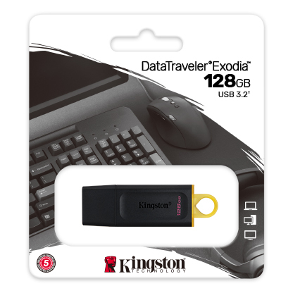 Kingston DataTraveler Exodia 128GB USB3.2 / DTX/128GB / Black