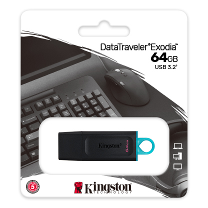Kingston DataTraveler Exodia 64GB USB3.2 / DTX/64GB Black