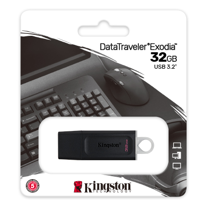 Kingston DataTraveler Exodia 32GB USB3.2 / DTX/32GB / Black
