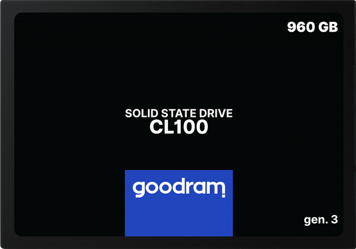 GOODRAM SSDPR-CL100-960-G3 2.5" SSD 960GB / Black