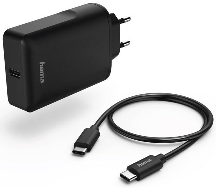 HAMA Universal USB-C Power Supply Unit Power Delivery  5-20V / 45W / 18332 / Black