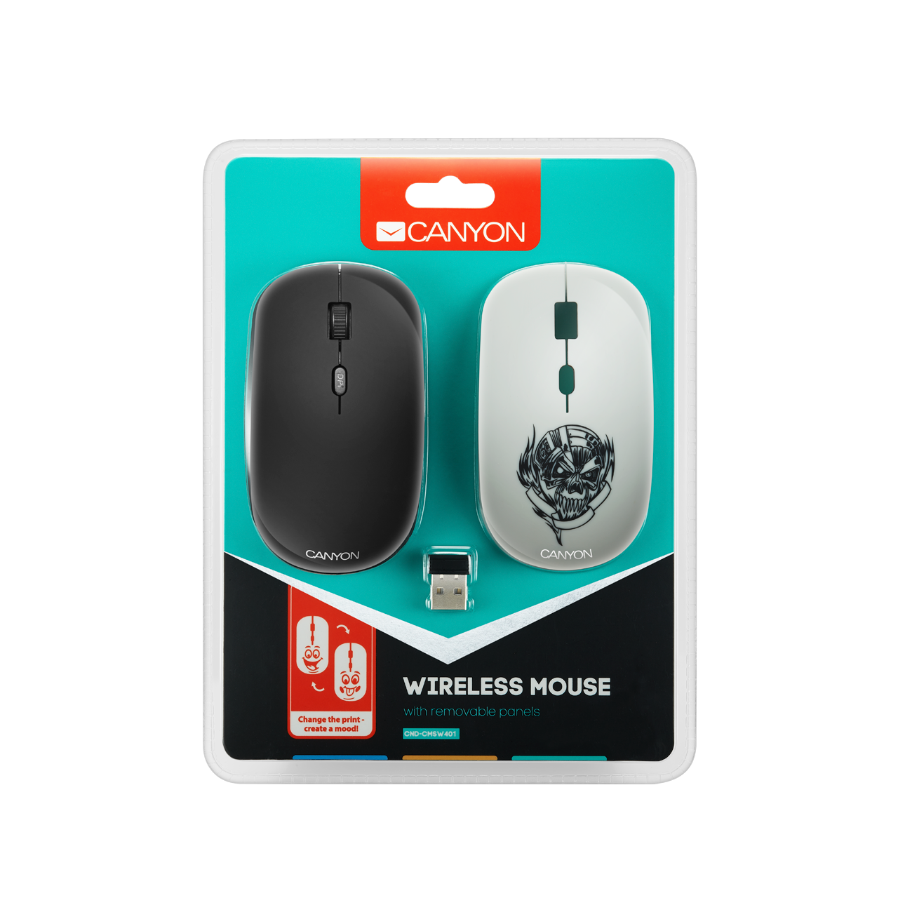 Canyon CND-CMSW401 Wireless Mouse / Silver