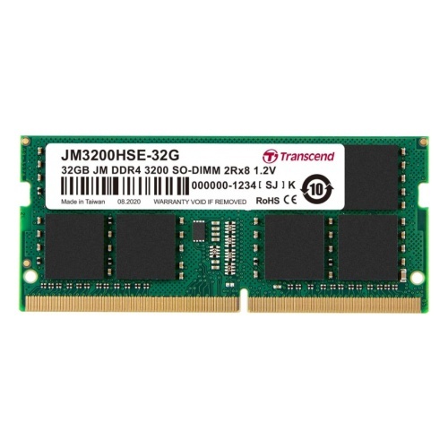 Transcend 32GB DDR4 3200MHz SODIMM
