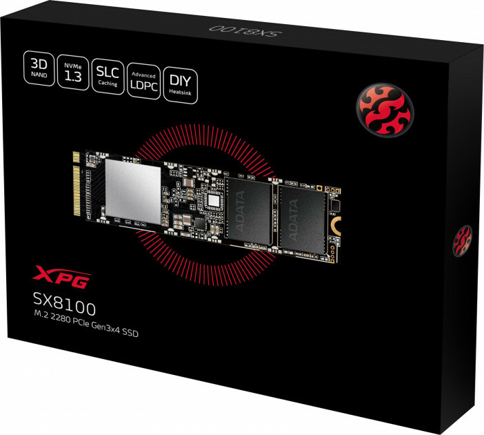 ADATA XPG SX8100 / M.2 NVMe 512GB