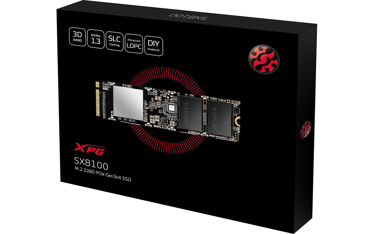 ADATA XPG SX8100 / M.2 NVMe 256GB