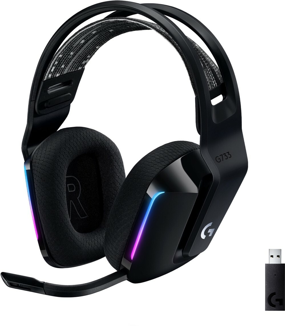 Logitech G733 / Wireless Gaming Headset / 981-000864 Black