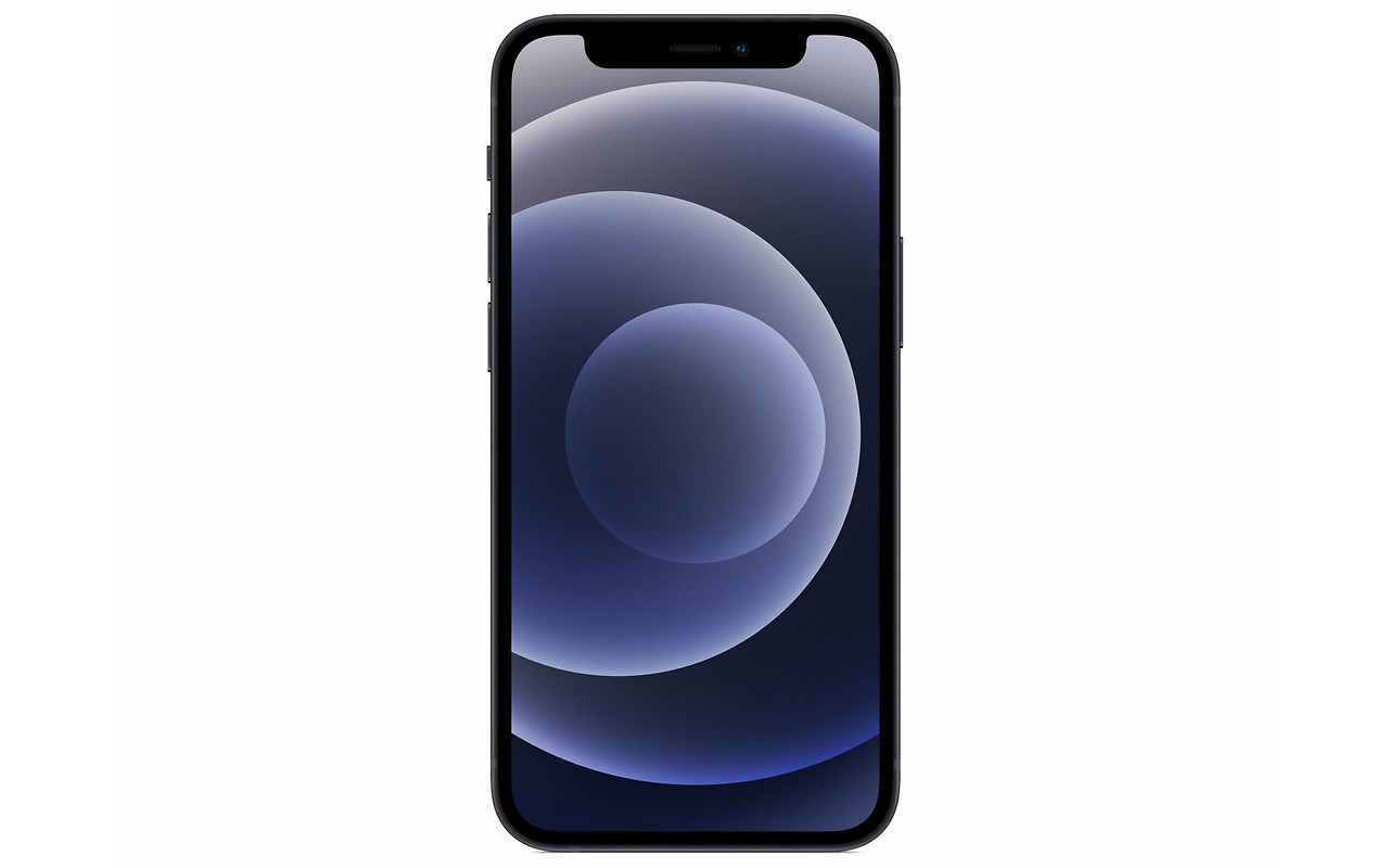 Apple iPhone 12 / 6.1 OLED 2532x1170 / A14 Bionic / 4Gb / 128Gb / 2815mAh / Black