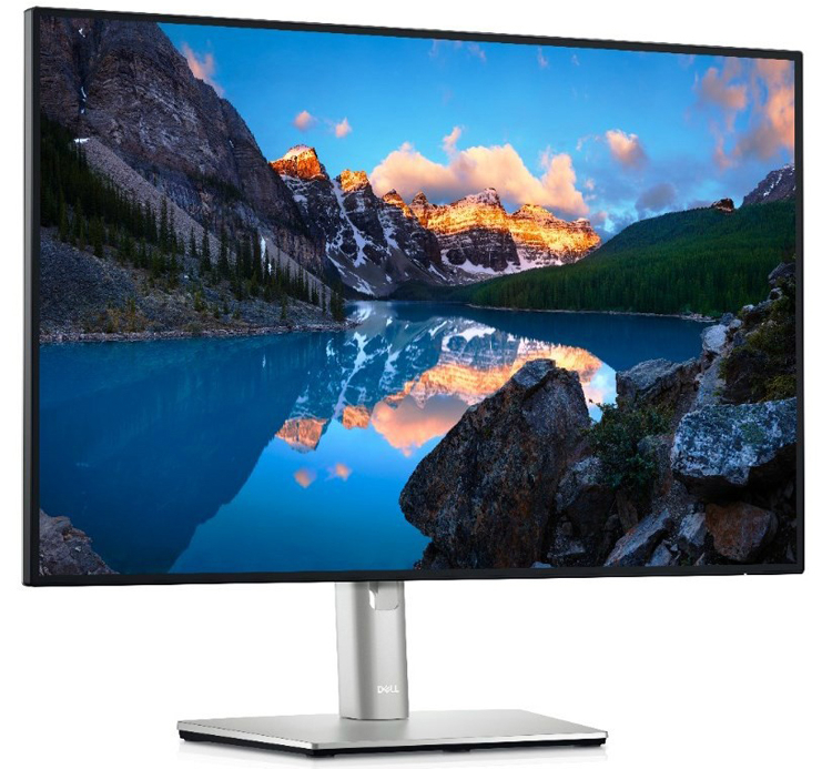 DELL U2421E / 23.8" FullHD IPS LED Borderless / LAN + USB-C Port / Silver