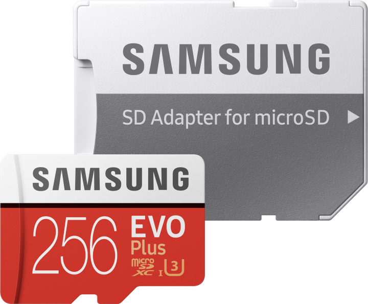 microSDHC Samsung EVO Plus / 256GB / SD adapter / MB-MC256HA /