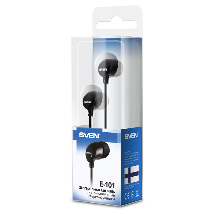Sven E-101 Earphones / Black