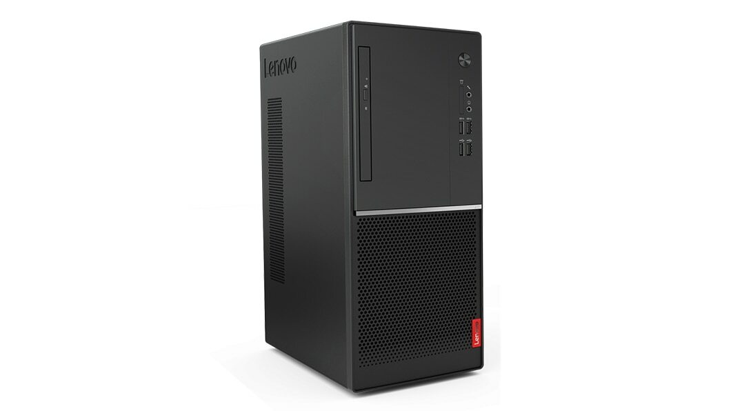 Lenovo V55t-15API Tower / AMD Ryzen 5 3400G / 8GB DDR4 / 256GB NVMe Opal + 1.0TB HDD / DVD&plusmn;RW / AMD Radeon RX Vega 11 Graphics / no OS / Black
