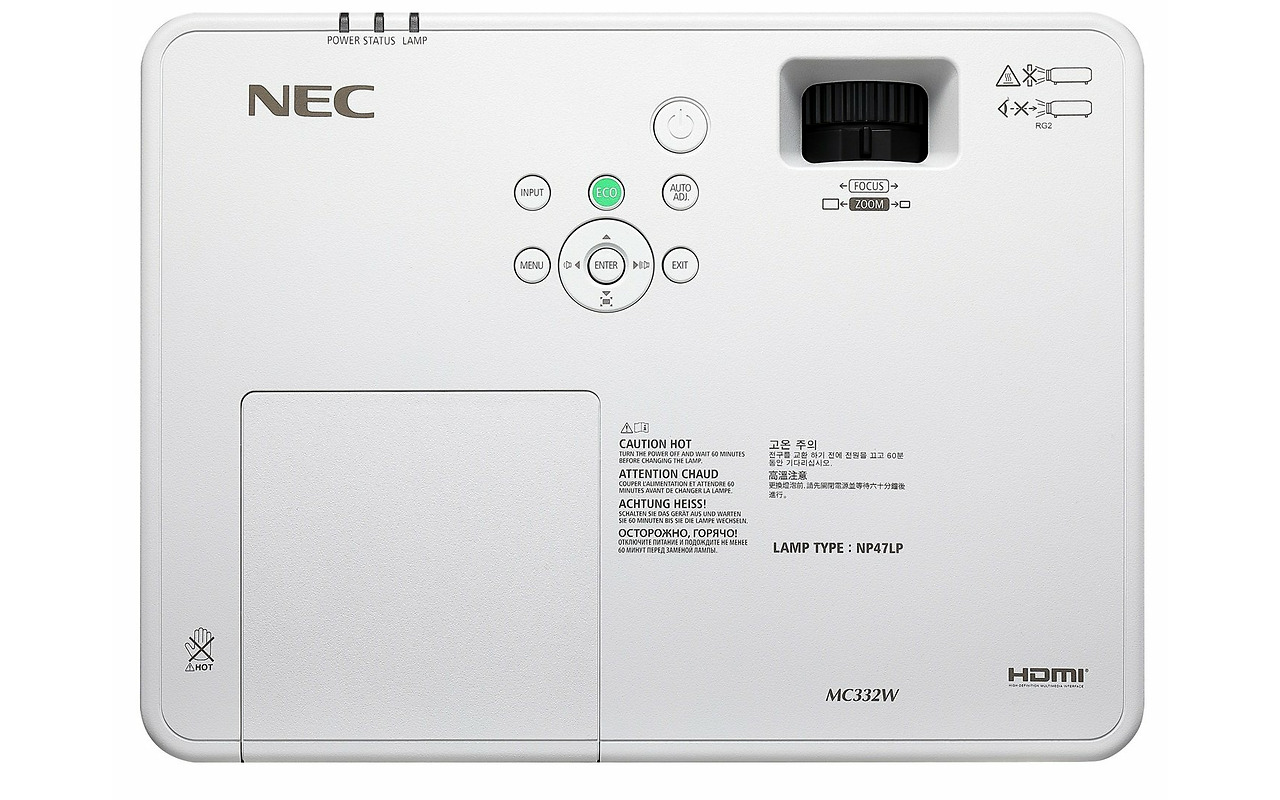 NEC MC332W / LCD WXGA 3300Lum / White