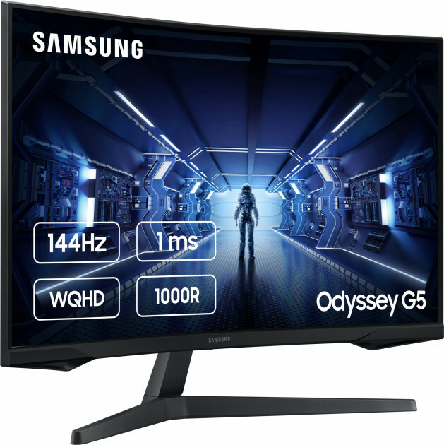 Samsung Odyssey G5 C27G54TQW / 27" Curved-VA 2560x1440 FreeSync 144Hz / Black