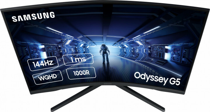 Samsung Odyssey G5 C27G54TQW / 27" Curved-VA 2560x1440 FreeSync 144Hz / Black