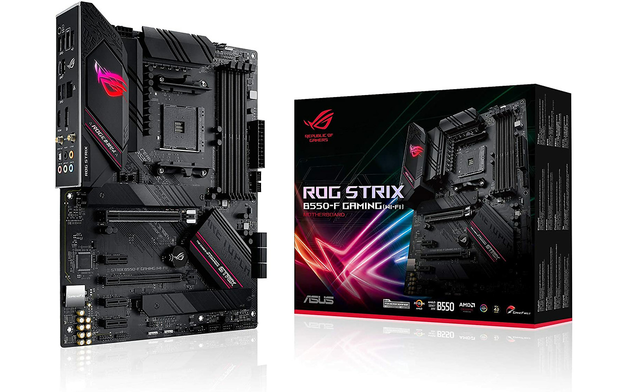 ASUS ROG STRIX B550-F GAMING WI-FI / ATX Socket AM4 Dual 4xDDR4-5100