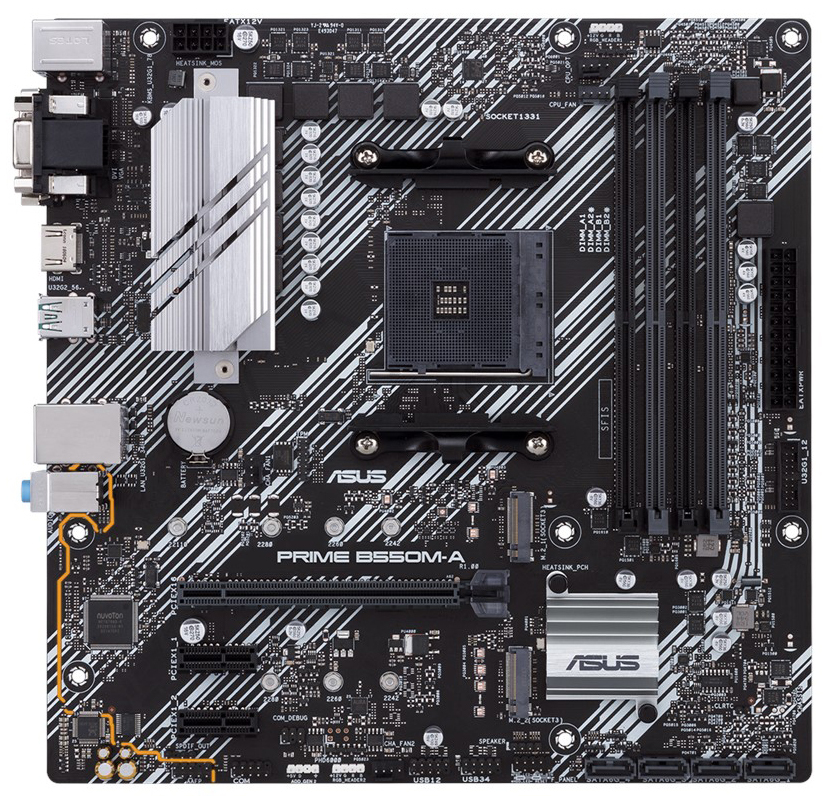 ASUS PRIME B550M-A / mATX AM4 Socket Dual 4xDDR4-4600 /