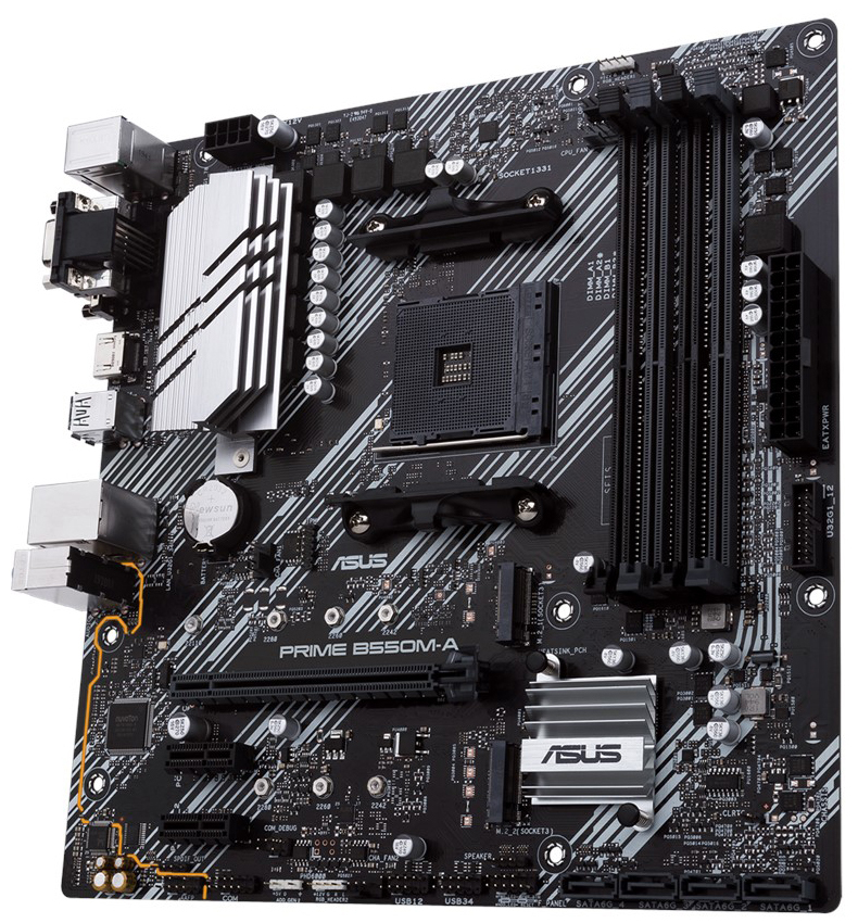 ASUS PRIME B550M-A / mATX AM4 Socket Dual 4xDDR4-4600 /