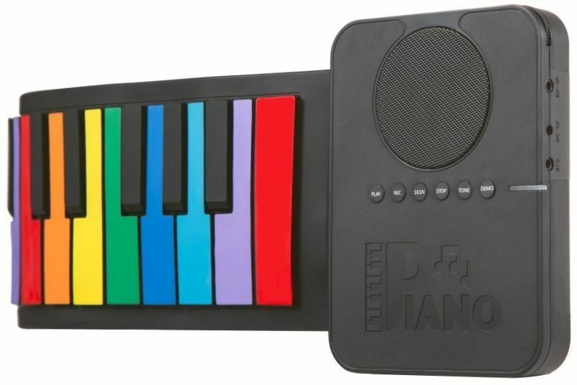Helmet Bluetooth Roll up Piano 37 Colored keys