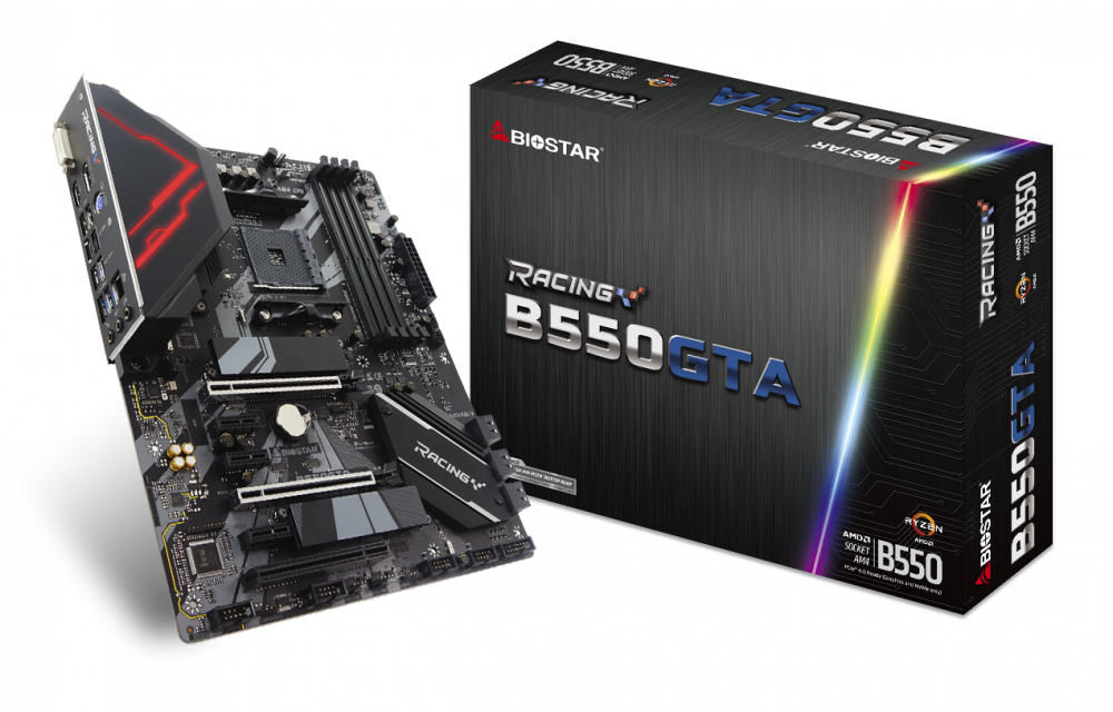 Biostar Racing B550GTA / ATX Socket AM4 Dual 4xDDR4-4933+