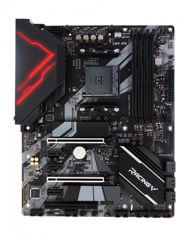 Biostar Racing B550GTA / ATX Socket AM4 Dual 4xDDR4-4933+