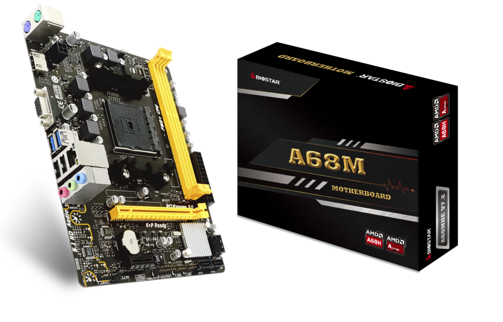 Biostar A68MHE / mATX Socket FM2/FM2+ Dual 2xDDR3-2600