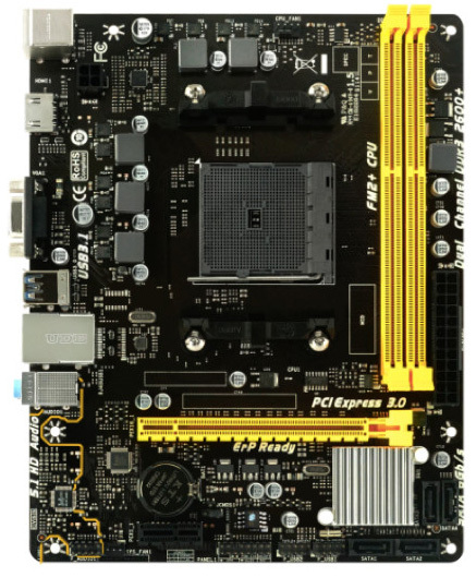 Biostar A68MHE / mATX Socket FM2/FM2+ Dual 2xDDR3-2600