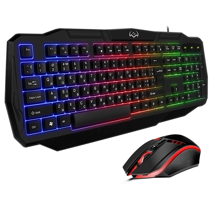 Sven GS-9100 Gaming Keyboard + Mouse / Black