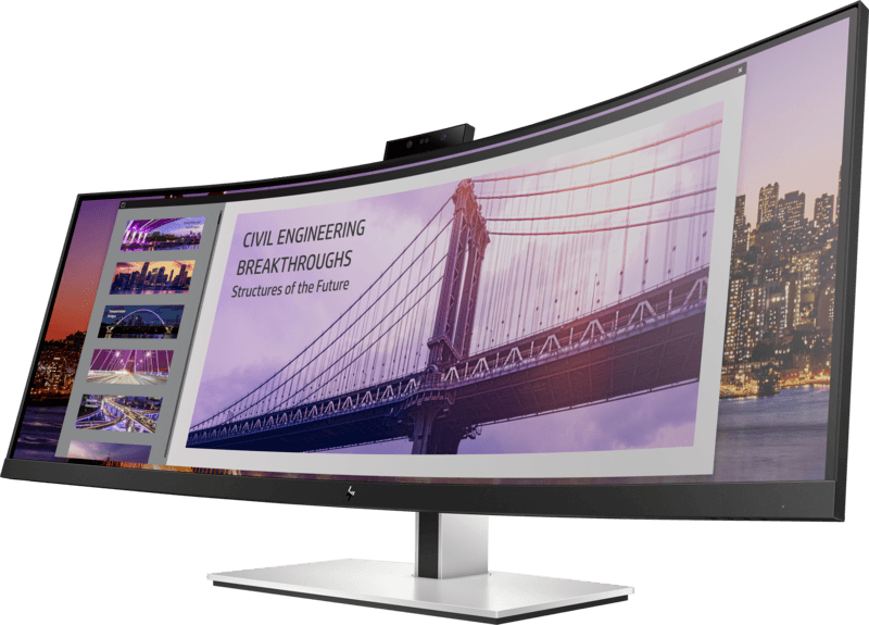HP S430c / 43.4" Curved VA 3840x1200 / 5FW74AA / Silver