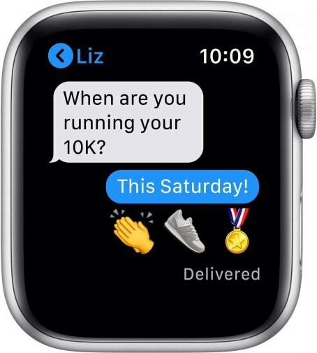 Apple Watch Series 6 GPS 44mm Silver Aluminium Case with Pure Platinum / Silver