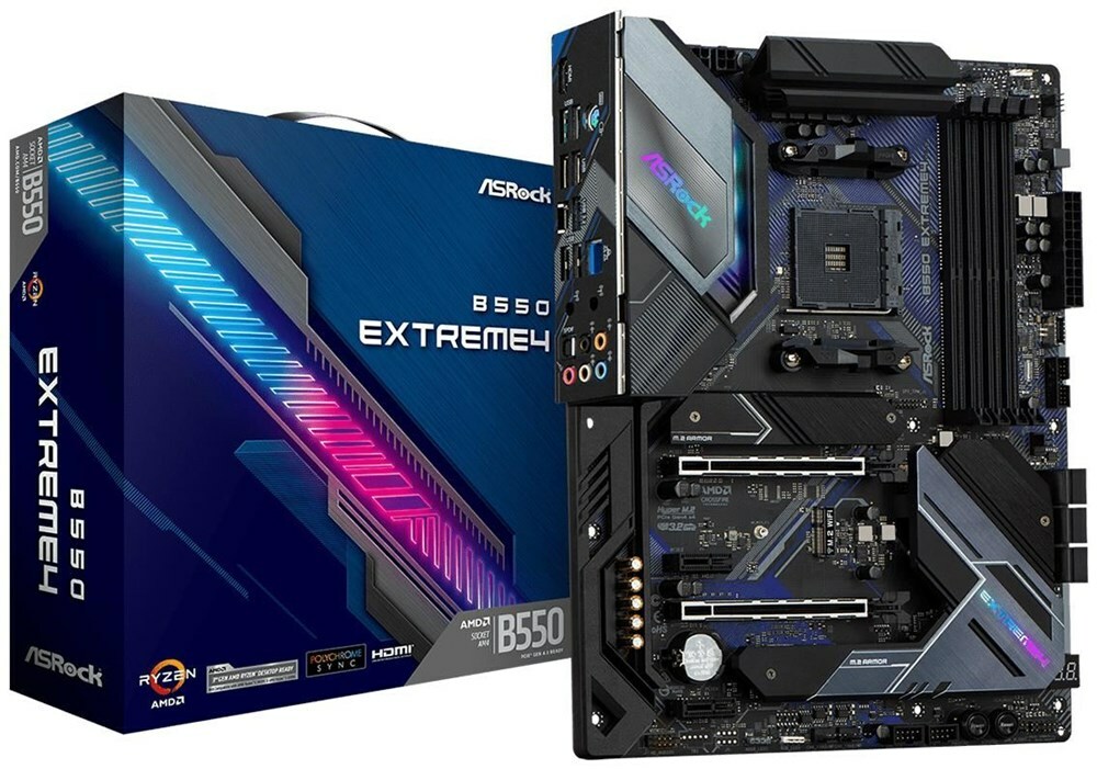 ASRock B550 EXTREME4 / ATX Socket AM4 Dual 4xDDR4-4733+