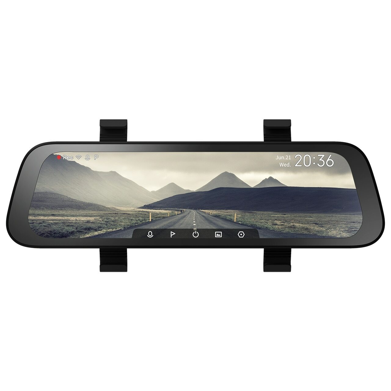 Xiaomi 70mai Rearview Dash Cam Wide Midrive D07 With Rearview Cam RC04 / Black