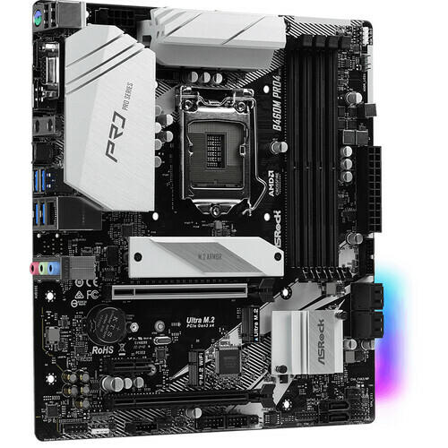 ASRock B460M PRO4 / mATX Socket 1200 Dual 4xDDR4-2933