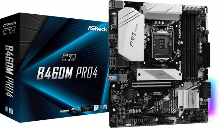 ASRock B460M PRO4 / mATX Socket 1200 Dual 4xDDR4-2933