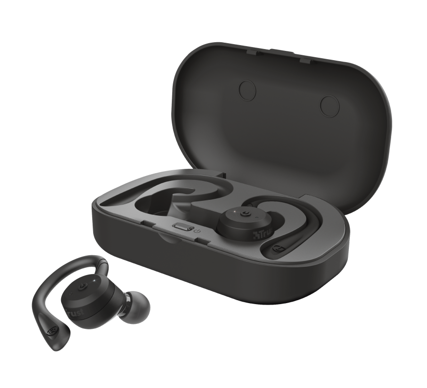 Trust Nika Sports Bluetooth Wireless Earphones / Black