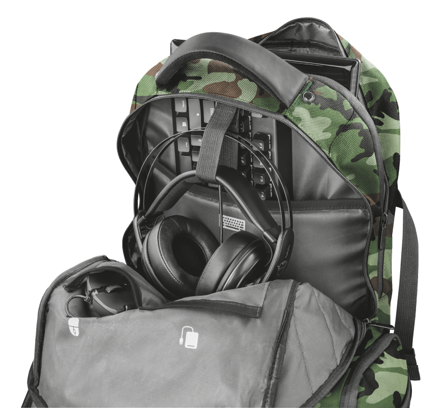 Trust Gaming Backpack GXT 1250G Hunter / Camouflage