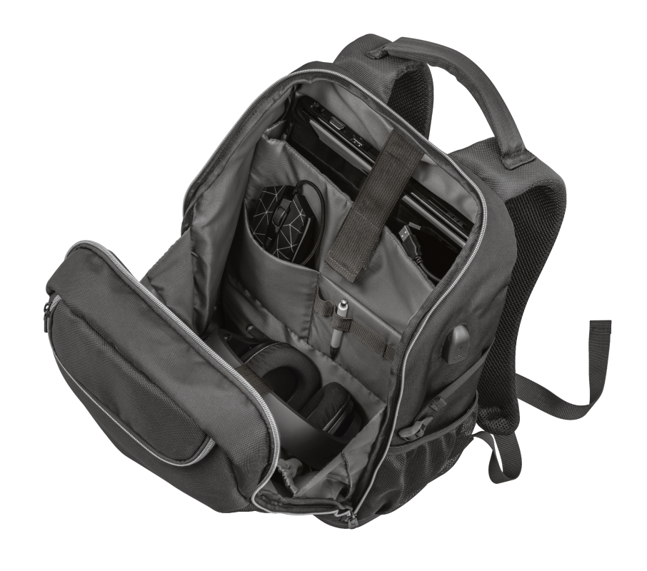 Trust Gaming Backpack GXT 1255 Outlaw 15.6" / 23302 / Black
