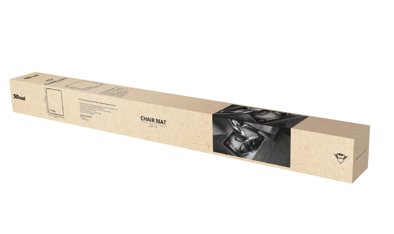 Trust Gaming Chair Mat GXT 715 / 99 x 120 / Black