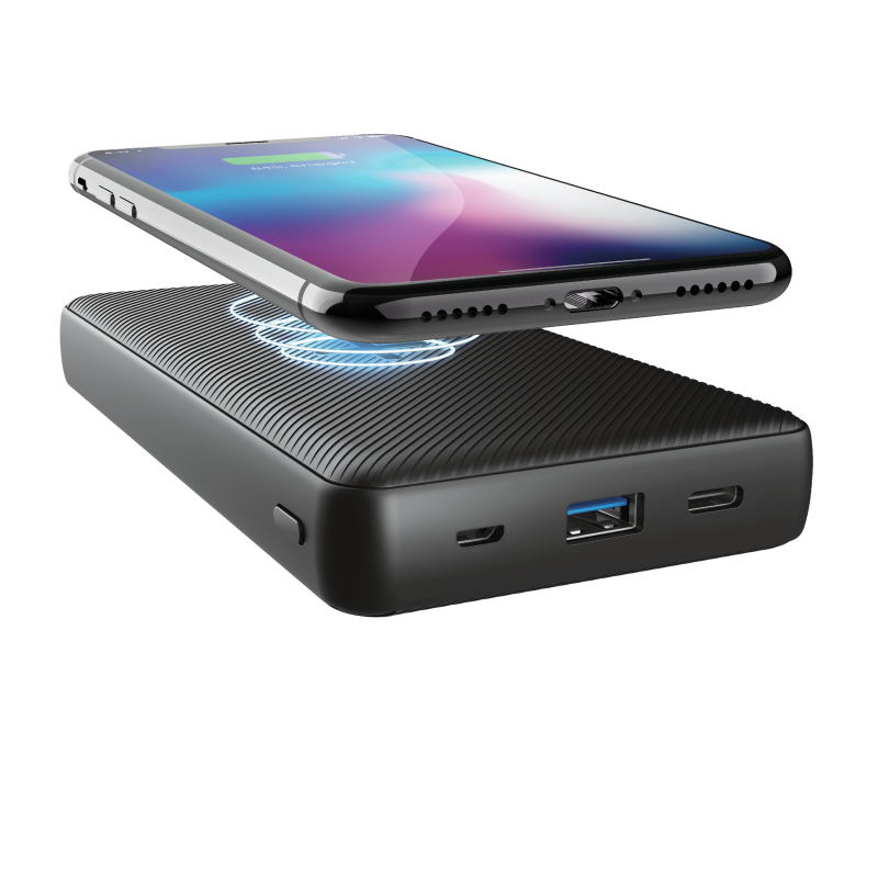 Trust Primo Wireless Charging 20000mAh / Black