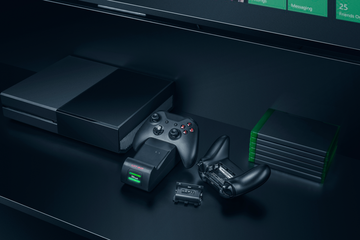 Trust Gaming GXT 247 Duo Charging Dock for Xbox One / Black
