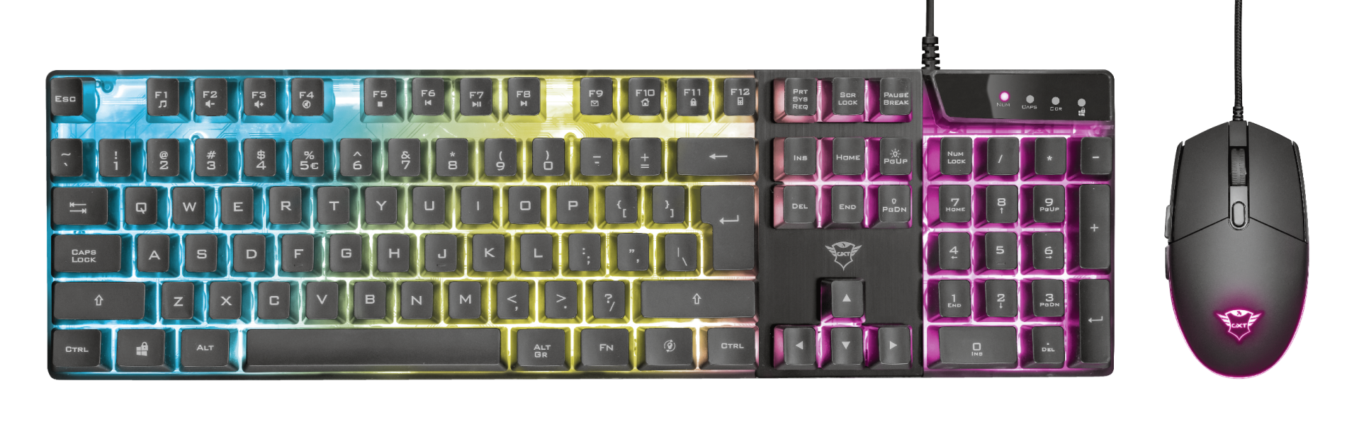 Trust Gaming Combo GXT 838 Azor Keyboard + Mouse / English