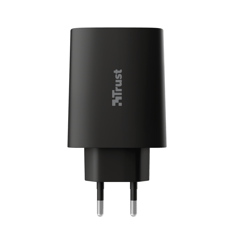 Trust Qmax 30W Ultra-Fast Dual USB Wall Charger with QC3.0 / Black