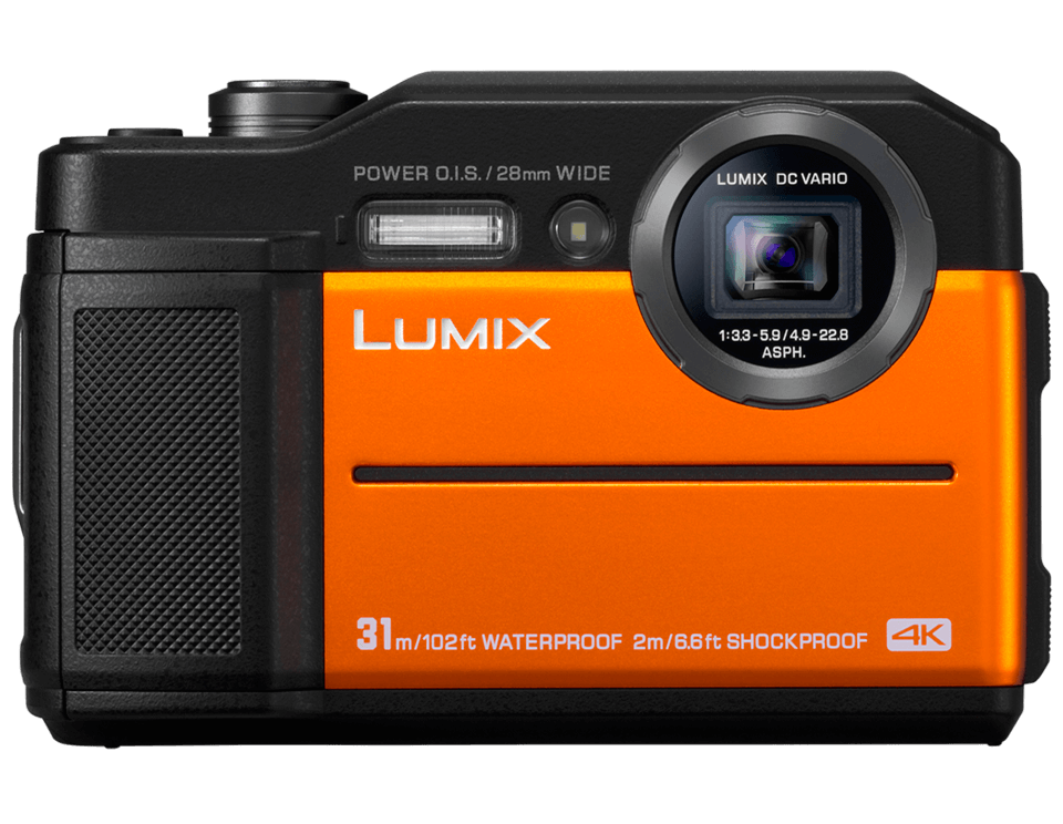Panasonic DC-FT7EE-D / Waterproof 31m / Shockproof 2m / Orange