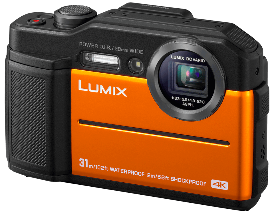 Panasonic DC-FT7EE-D / Waterproof 31m / Shockproof 2m / Orange