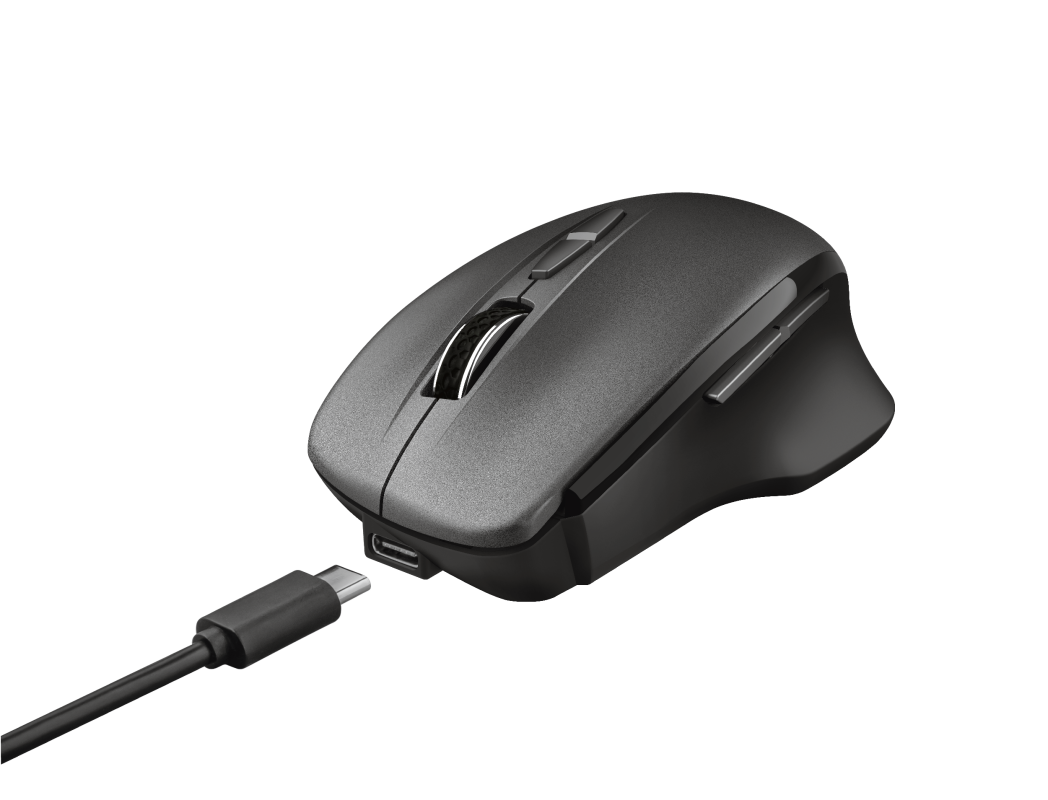 Trust Themo Rechargeable Wireless Mouse / Black