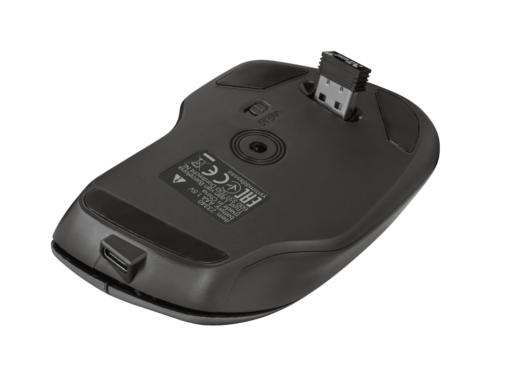 Trust Themo Rechargeable Wireless Mouse / Black